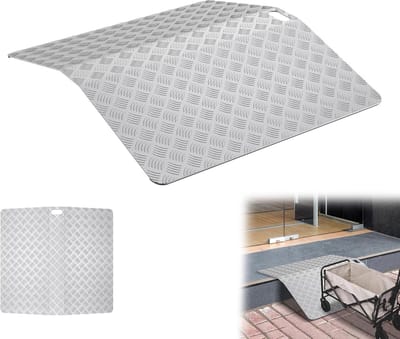 Drempelhelling 80 cm voor rolstoel en scootmobiel, antislip aluminium oprit