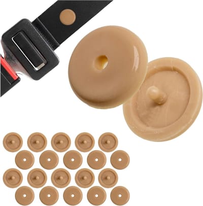 Gordelknop Set - Reserveonderdelen - Auto Reparatie - Universele Pasvorm - 10 Paar - Beige