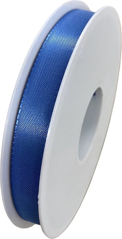 Kobaltblauw taftsatijn lint 15mm x 50 meter