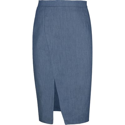 Denim kokerrok
