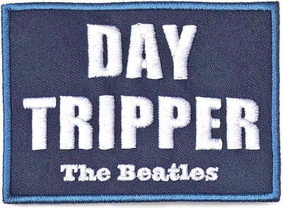 The Beatles - Day Tripper Patch - Blauw
