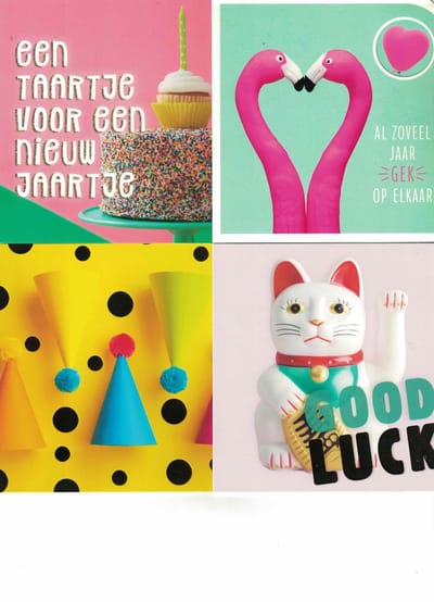 wenskaarten - set van 10 - every day assortiment - Hallmark - 10 wenskaarten - 10 Hallmark kaarten - verjaardag - blanco - geluk
