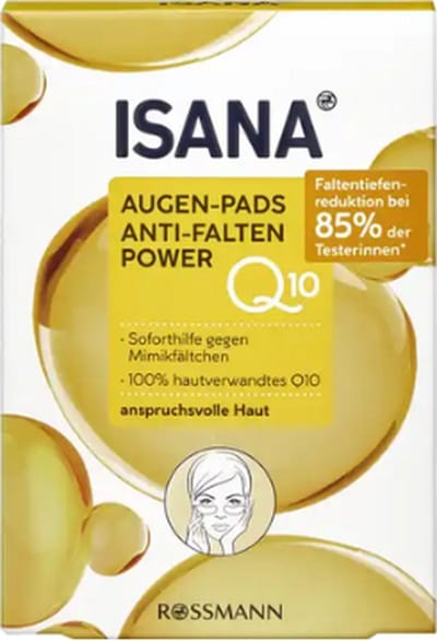 ISANA Q10 Anti-Rimpel Power Oogpads | 6x2 pads | met groene thee-extract