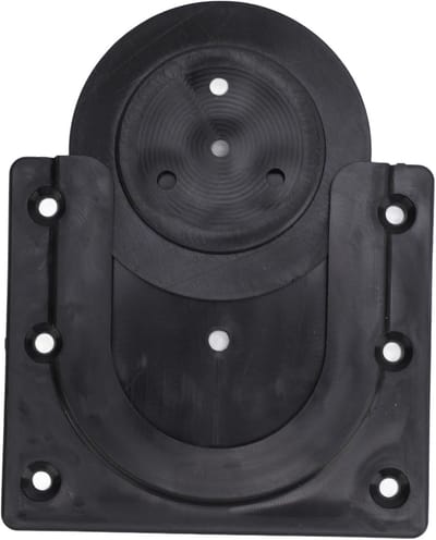 Dartbord Ophangsysteem - Muurbeugel Dartbord - Veilig Dartbord Ophangen - Inclusief Meetlint - 12 x 10 x 2 cm - Zwart