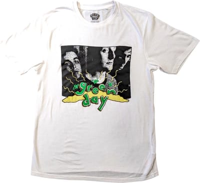 Green Day - Dookie Photo Heren T-shirt - S - Wit