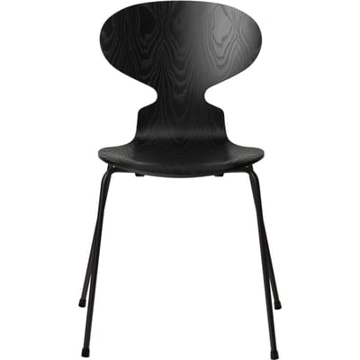 Fritz Hansen Ant Stoel - zwart - zwart