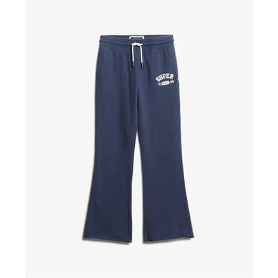 Superdry - Athletic Essentials joggingbroek met lage taille en wijde pijpen - Dames - Broeken
