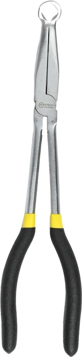 Benson Langneus rondbektang - ergonomisch - staal - kunststof handgreep - zwart/geel