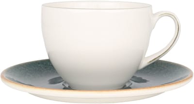 Bonna Ore Mar - Thee kopjes & schotel - 230 cc - Porselein - set van 6