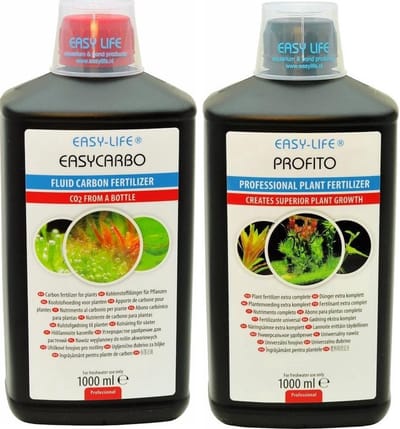 EasyLife - EasyCarbo + Easy Life Profito - 2x 1000ml - Complete plantenvoeding voor alle aquariumplanten