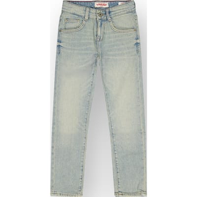 Vingino Boys Dante Jeans Light Vintage Maat: 10 | Spijkerbroeken Outlet | Unisex | Blauw