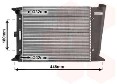 Van Wezel - RADIATOR VOOR VW GOLF I 1976-1983 171121253E