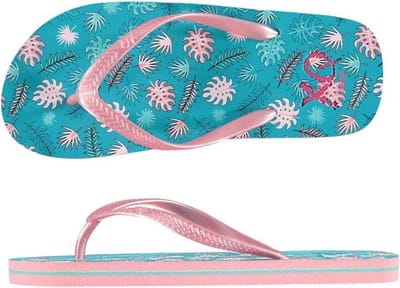 Xq Footwear Teenslippers Meisjes Roze/blauw Maat 25-26