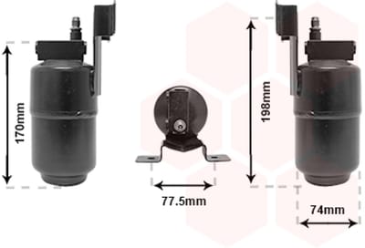 Van Wezel - AIRCO DROGER VOOR FORD GALAXY 1995-2000 7230473