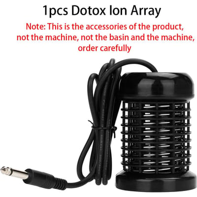 Détox Ion Spa pour les Pieds Masseur Bain Électrique Mini Bain de Pieds Nettoyer Détoxification Bain de Pieds Vibration Soin de Santé Arrays Aqua US Plug black