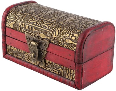 Dailygoods- Sieradendoos Houten - Sieraden Opbergdoos - Vintage Europese Stijl - Juwelenkistje - Klein Formaat - Duurzaam Houtmateriaal - Juwelendoos