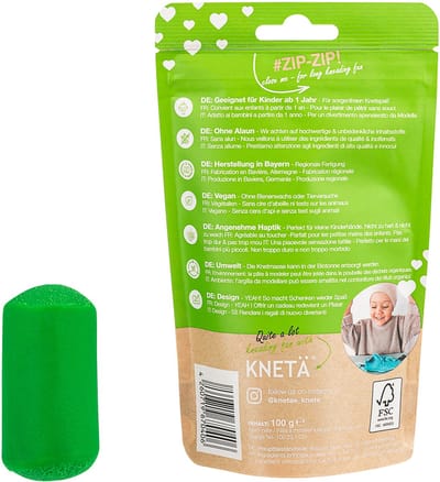 KNETA Vegan Speelklei - Groen 100g