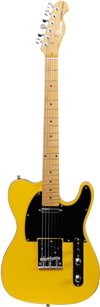 Elektrische gitaar - Met gratis lessen - Fazley FTL200BSB-M - Geel
