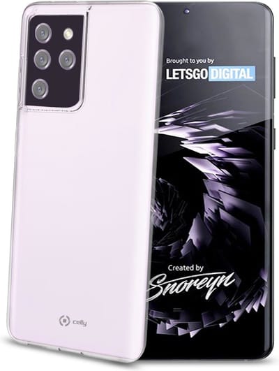 Celly Gelskin Siliconen hoesje - Geschikt voor Samsung Galaxy S21 Ultra - TPU Back cover - Transparant