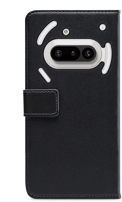 Mobilize Telefoonhoesje geschikt voor Nothing Phone (3a) Lite Hoesje | Mobilize Classic Gelly Bookcase Portemonnee | Pasjeshouder voor 2 Pasjes | Telefoonhoesje voor Pinpas / OV Kaart / Rijbewijs - Zwart