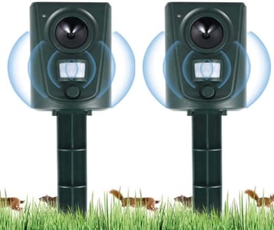 Ultrasone ongedierte verjager - Katten, muizen en ratten verjager - Op zonneenergie - Solar