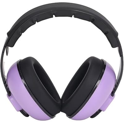 Dailygoody - Ruisonderdrukkende Hoofdtelefoon - Geluidsbescherming - Opvouwbaar en comfortabel - Paars - Ideaal voor reizen - Gehoorbescherming