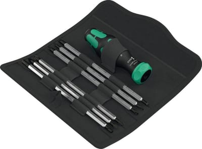 Schroevendraaierset - Handgereedschap Set - Snel Schroeven Draaien - Geïntegreerde Ratel - 7-delig - Multicolour