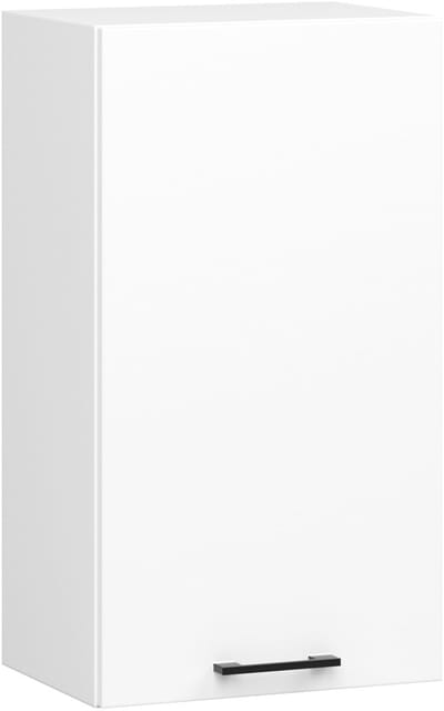 Keukenkast modulaire OLIWIA W40 met 1 Deur / Hangkast / Bovenkast / AKORD Furniture Factory / Wit / 40 x 72 x 30 cm