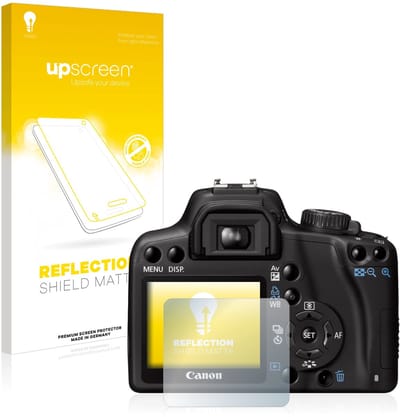 upscreen - Screenprotector voor Canon EOS 1000D - Folie Beschermfolie anti glare matte