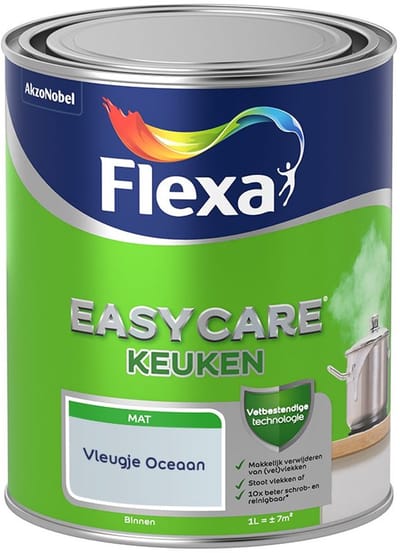 Flexa - Easycare Keuken - Vleugje Oceaan - Mengverf - 1 L