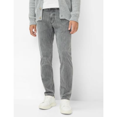 Brax Heren Jeans  Style COOPER DENIM, denim lichtgrijs, maat 31/30