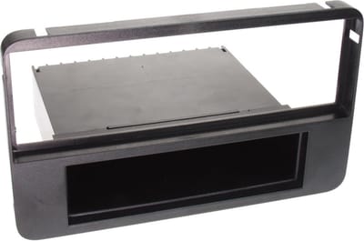 1-DIN Paneel geschikt voor met aflegbakje. Alfa Romeo 159 / Brera / Spider (typ 939) Kleur: Zwart