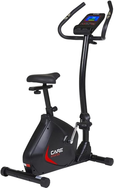 Hometrainer - Fitnessfiets Binnen - Cardio Training - 21 Trainingsprogramma's - 85 x 46 x 127 cm - Zwart