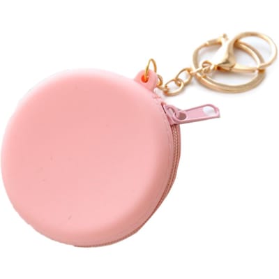 Porte-monnaie Silicone Mignon Fermeture Zippée Choix de Cadeau Femmes Pochette à Monnaie Portefeuille pour Rouge à Lèvres