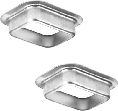 Regengoot drop outlet 2" x 3" aluminium K stijl (2 stuks) - Verbeterde afwatering voor platte daken