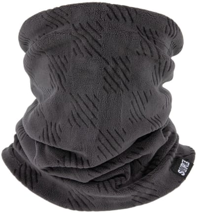 Lange Fleece Buff – Ademend Thermische Nekwarmer – Lichtgewicht Fietssjaal voor Heren & Dames, 30×25 cm - Grijs