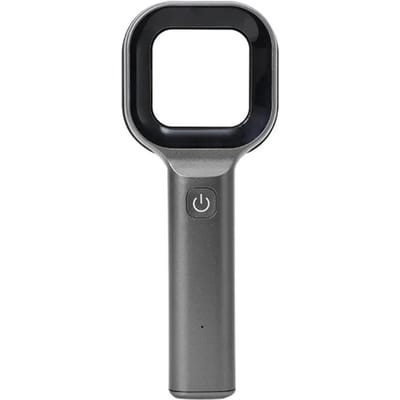 Houtlamp Huidanalysator Draagbaar Gezichts Salon Schoonheidsanalysator UV Handlamp voor Huiddetectie bij Huisdier Kat en Hond Huidverzorging grijs