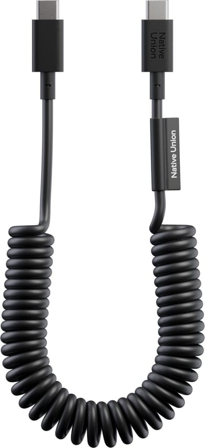 Native Union Pop Cable - Zwart - USB-C naar USB-C - 1.2M - 60W
