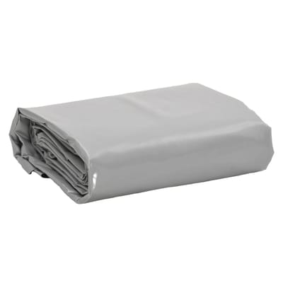 vidaXL - Dekzeil - 650 - g/m² - 3x5 - m - grijs