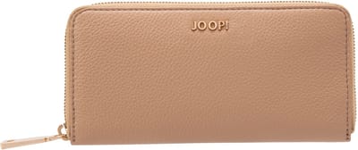 JOOP! Leren Portemonnee Vivace Melete Purse Beige Lichtbruin