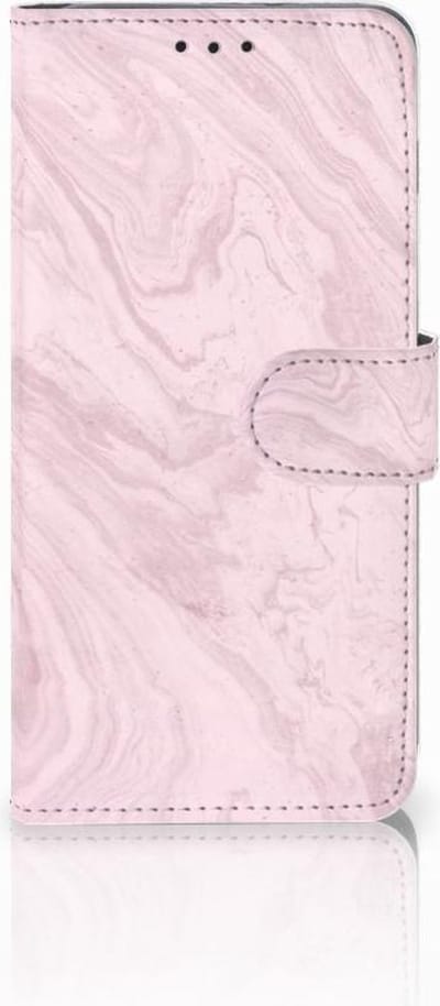 Samsung Galaxy S10 Plus Bookcase Marble Pink - Origineel Cadeau Vriendin