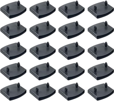 KAD® Bedslat Houders - Set van 36 Stuks - Lattenhouders voor Bedbodem - Zwart - 10cm x 10cm x 10cm