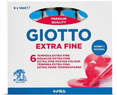 Giotto 352015 temperaverf 12 ml Koker Cyaan