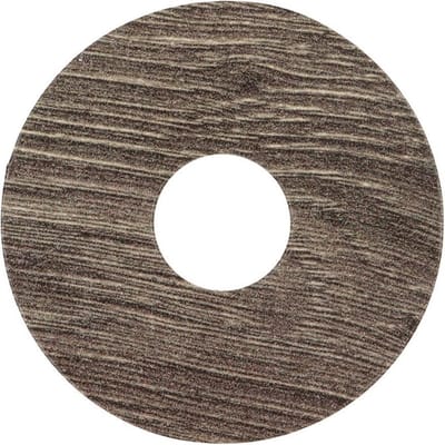 Zelfkl. rozet (17 mm) eiken drijfhout bruin (10 st.)