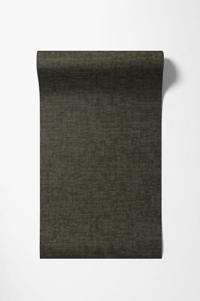 Dutch Wallcoverings - Vliesbehang - Linen & Textures - uni black - VT10035