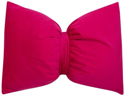 Strik Kussen Fluweel fuchsia 40x60cm