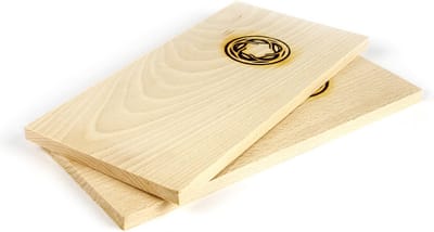 BBQ Flavour Rookplank - Beuken - Beukenhout - 2 Stuks - 30 x 15 cm - Roken op de BBQ - Kamado - Rookplankje