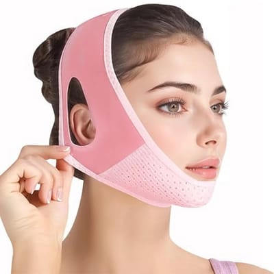 Herbruikbaar V-vormig gezichtsmasker voor strakkere contoured