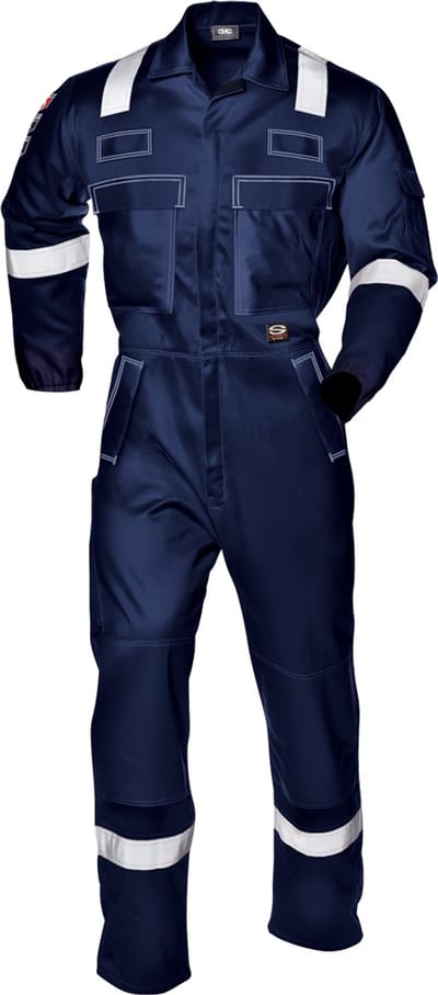 SIR SAFETY LIGHT CARBOFLAME Hi Vis Reflecterend Amerikaanse Overall HEREN Overall Werkkleding Blauw - Brandvertragend