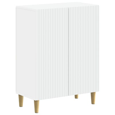 vidaXL - Badkamer - Opbergkast - ARNHEM - Wit - 59,5 - x - 31 - x - 80 - cm - Bewerkt - hout